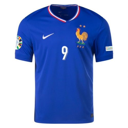 [Super Replica] GIROUD #9 France Home Jersey Euro 2024