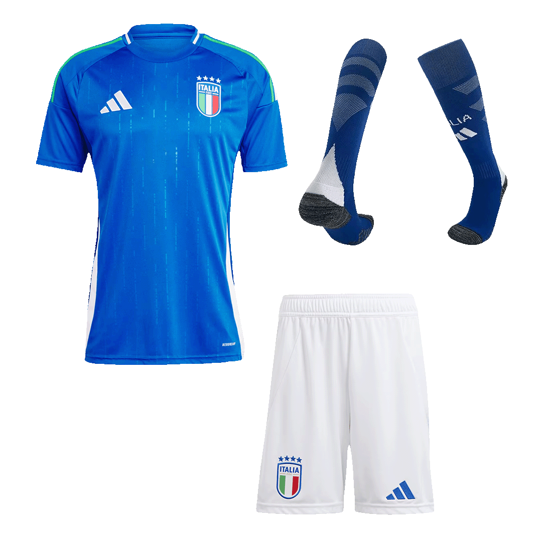 [Super Replica] Italy Home Whole Kit(Jersey+Shorts+Socks) Euro 2024