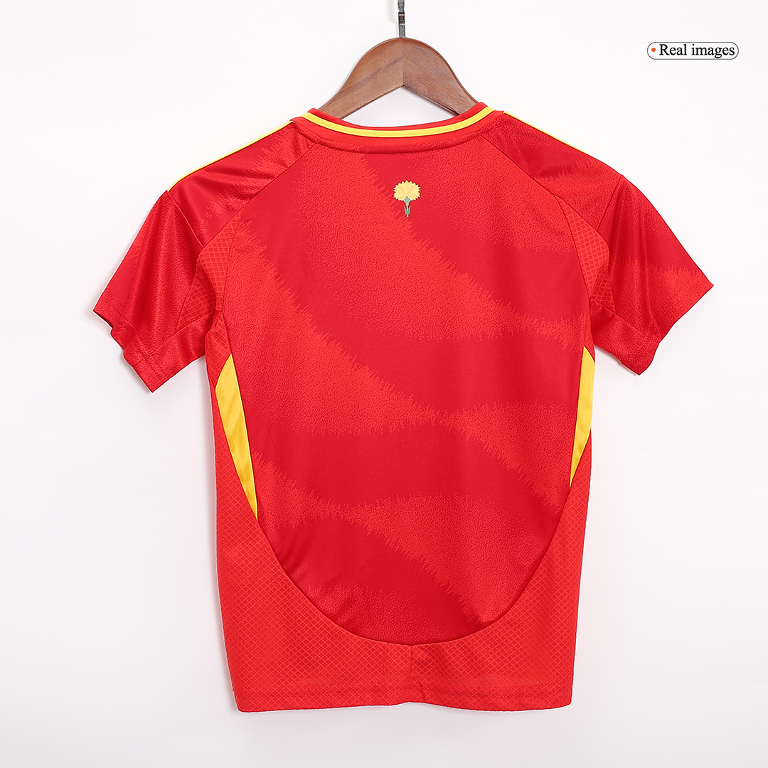 Kids Spain Home Full Jersey Kit Euro 2024