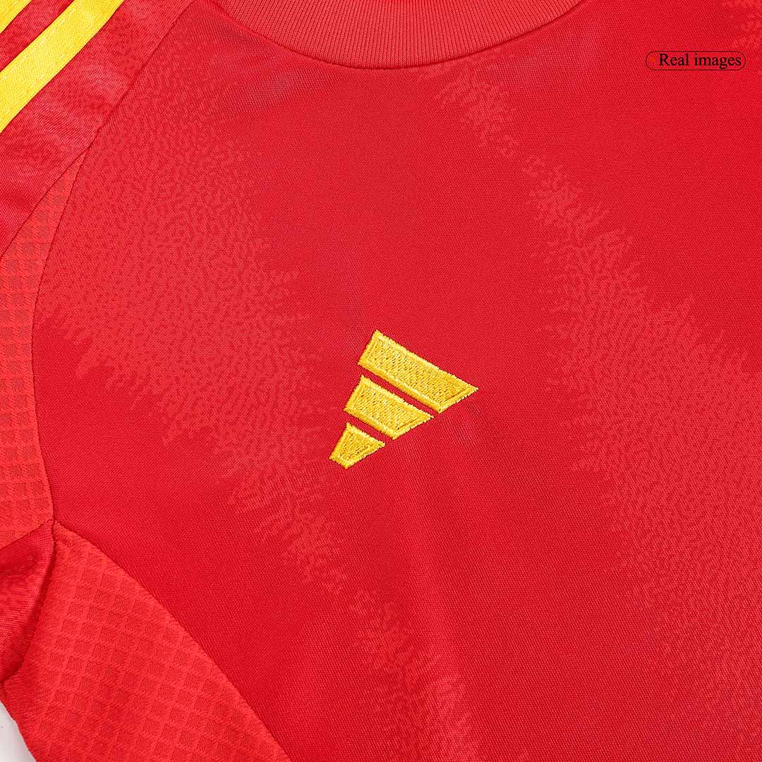 Kids Spain Home Full Jersey Kit Euro 2024