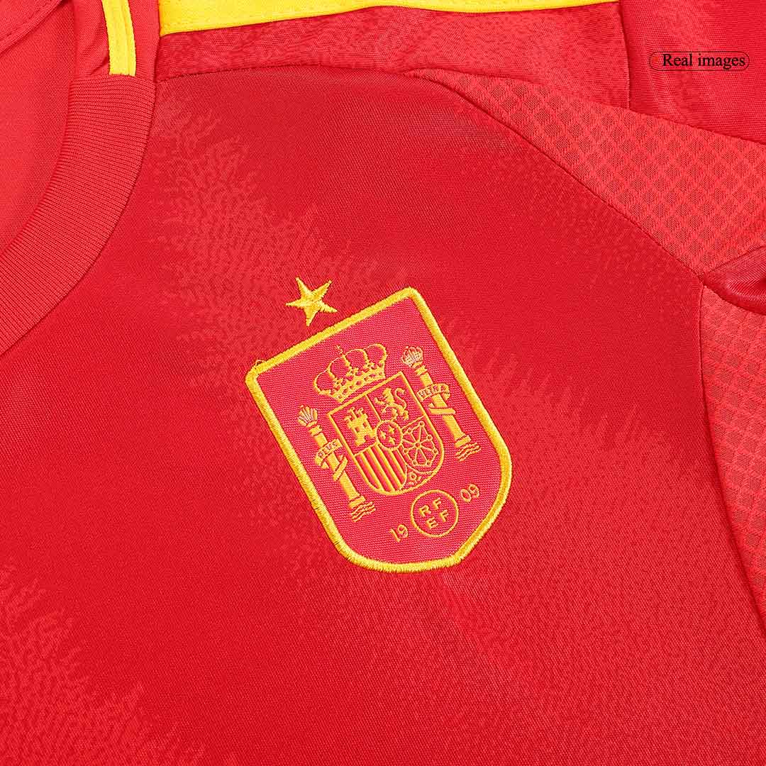 Kids Spain Home Full Jersey Kit Euro 2024