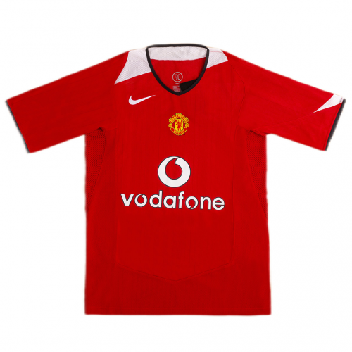 v.Nistelrooy #10 Retro Manchester United Home Jersey 2004/06