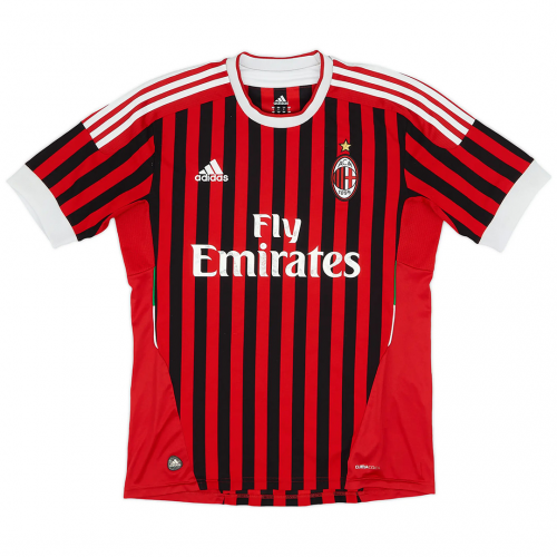 PATO #7 AC Milan Retro Jersey Home 2011/12