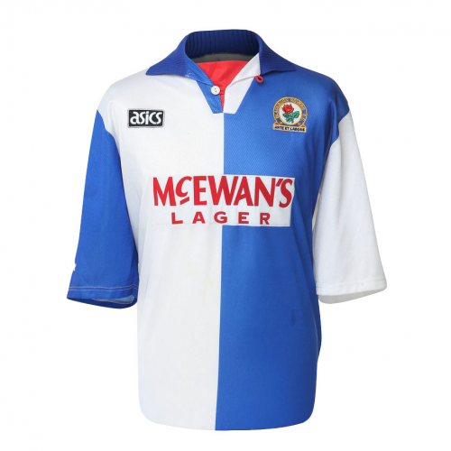 SHEARER #9 Retro Blackburn Rovers Home Jersey 1994/95