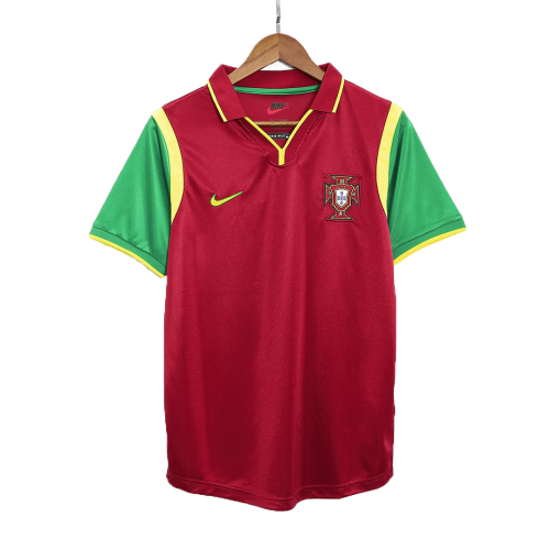 FIGO #7 Portugal Retro Home Jersey 1998