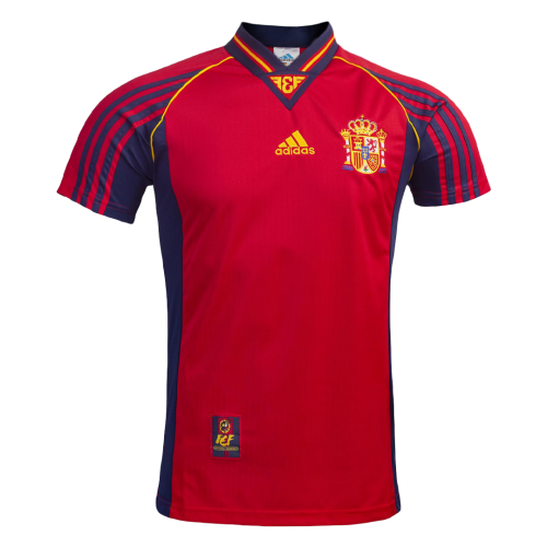 RAÚL #10 Spain Retro Jersey Home World Cup 1998