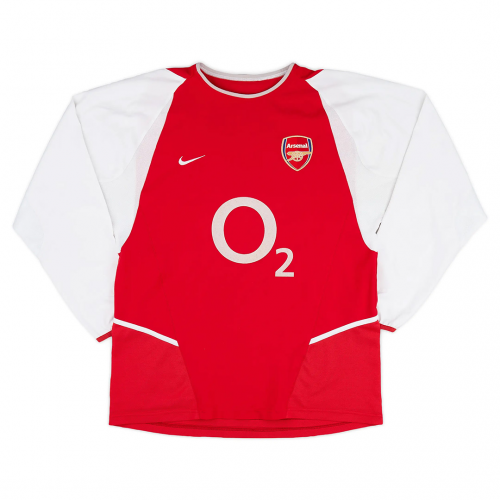 Arsenal Retro Home Long Sleeve Jersey 2002/04