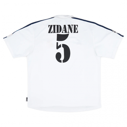 Zidane #5 Real Madrid Retro Jersey Centenary Home 2002/03