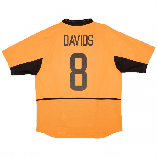 DAVIDS #8 Netherlands Retro Jersey Home 2002