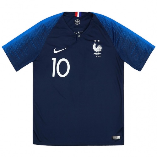 MBAPPE #10 France WCC Home Retro Jersey 2018