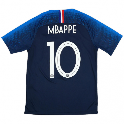 MBAPPE #10 France WCC Home Retro Jersey 2018