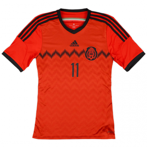 C. VELA #11 Mexico Retro Away Jersey World Cup 2014