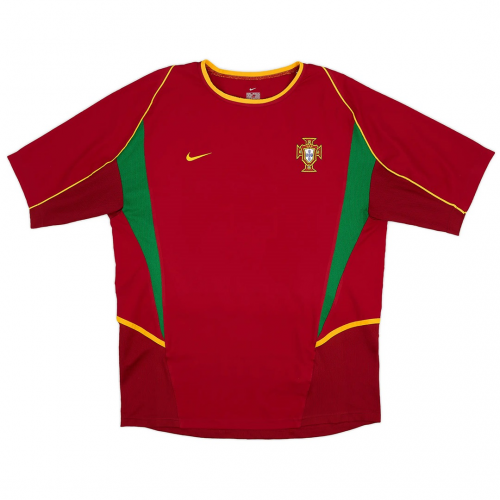 Portugal Retro Home Jersey World Cup 2002