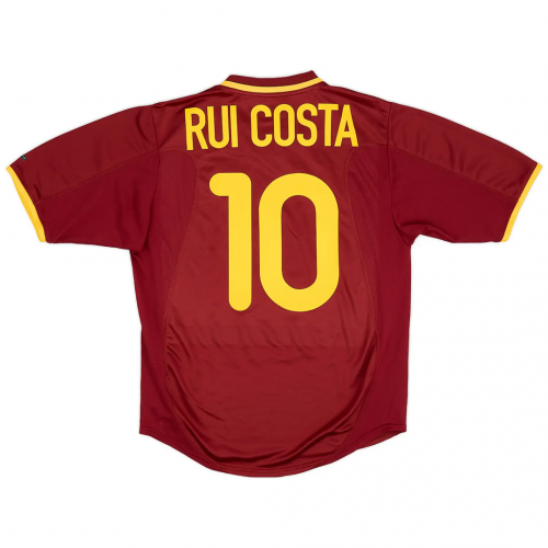 RUI COSTA #10 Portugal Retro Home Jersey Euro Cup 2000