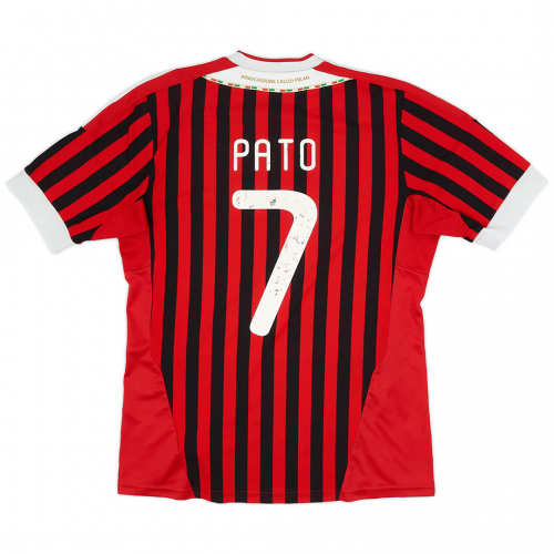 PATO #7 AC Milan Retro Jersey Home 2011/12