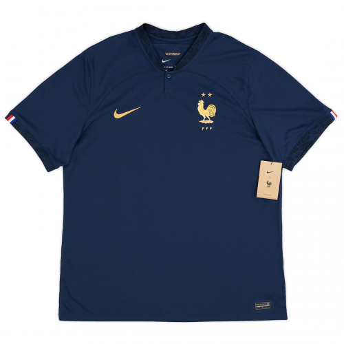 France Home Retro Jersey World Cup 2022