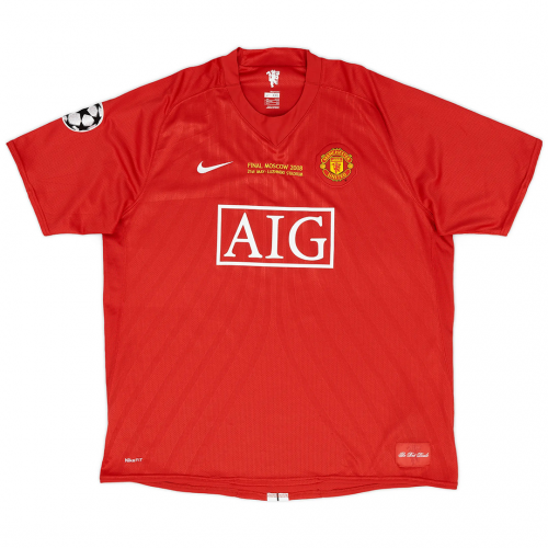 Retro Manchester United UCL Final Home Jersey 2007/08