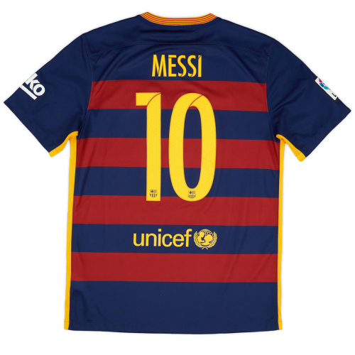 Messi #10 Barcelona Retro Jersey Home 2015/16