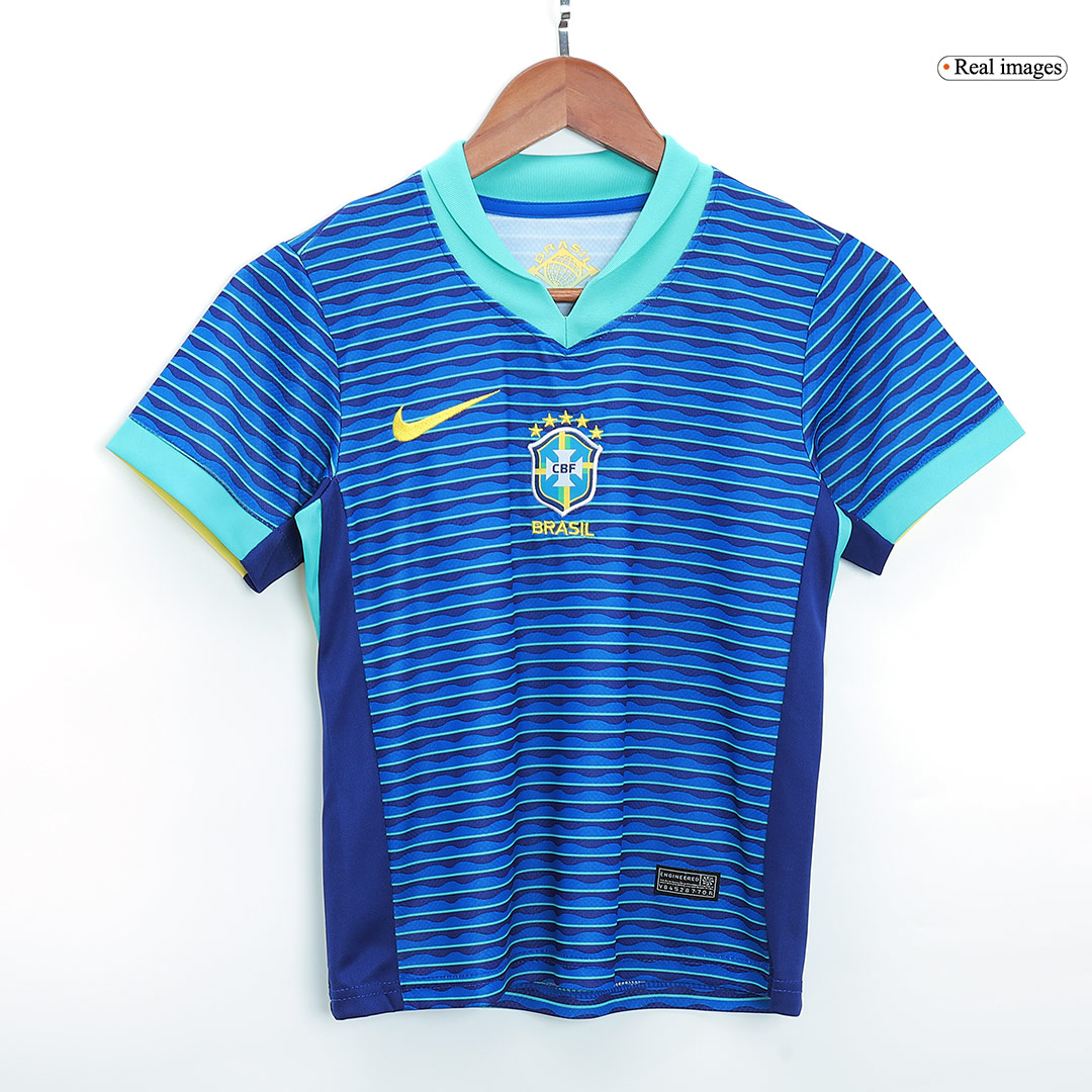 Kids Brazil Away Kit Copa America 2024