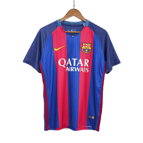 Messi #10 Barcelona Home Retro Jersey 2016/17