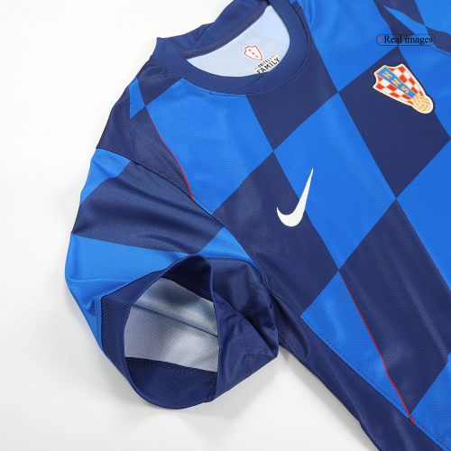 Men's Croatia Away Kit(Jersey+Shorts) Euro 2024