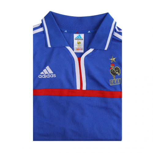 ZIDANE #10 France Retro Jersey Home Eurp Cup 2000