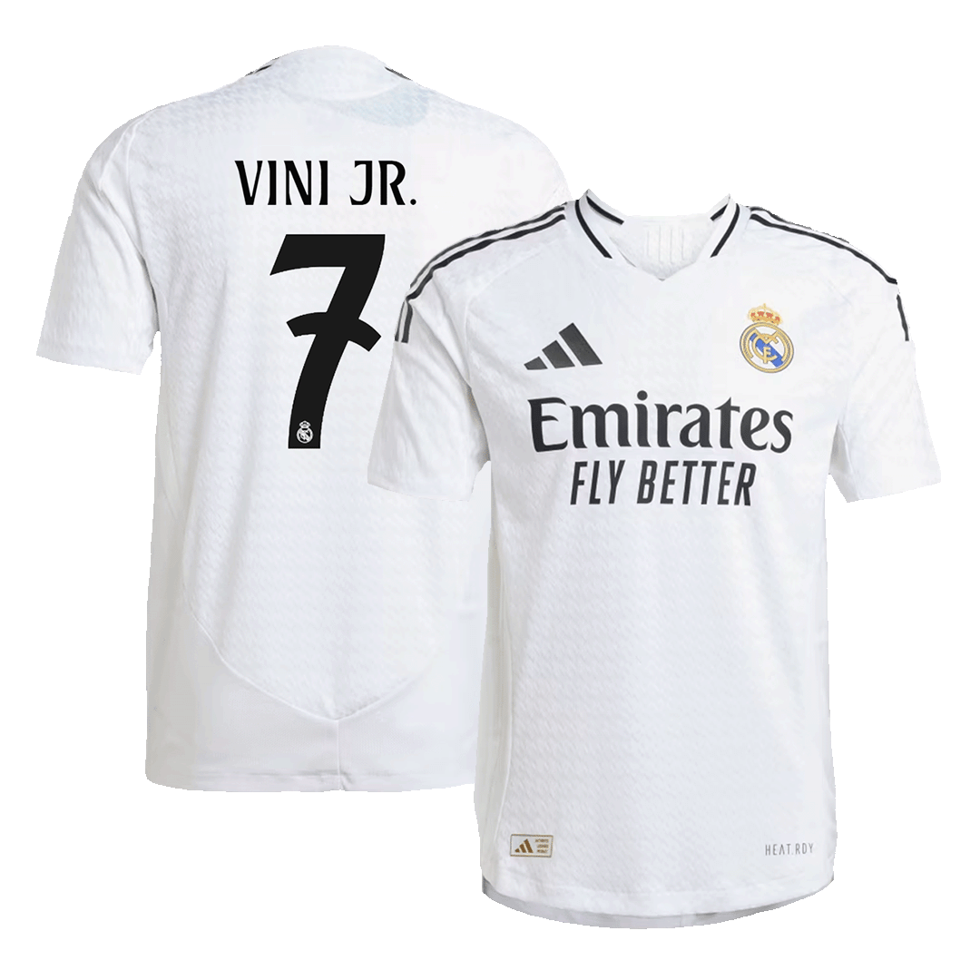 VINI JR. #7 Real Madrid Home Jersey Player Version 2024/25