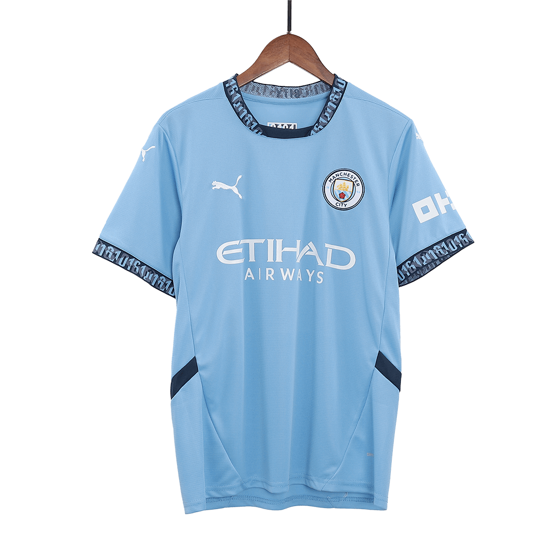 [Super Replica] Manchester City Home Whole Kit(Jersey+Shorts+Socks) 2024/25