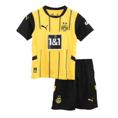 Kids Borussia Dortmund Home Jersey Kit 2024/25