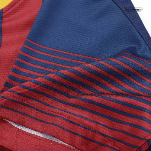 Messi #10 Retro Barcelona Home Jersey 2013/14