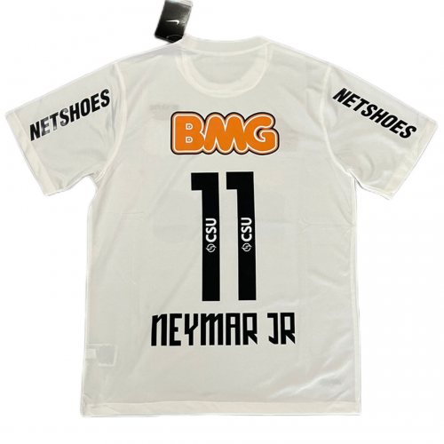 Neymar Jr #11 Santos FC Retro Jersey Home 2011/12