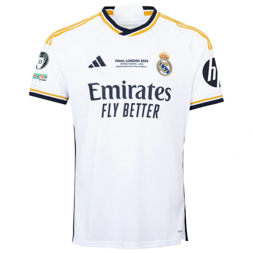 [CHAMPIONS #15] Real Madrid UCL FINAL Home Jersey 2023/24 - [Super Replica]