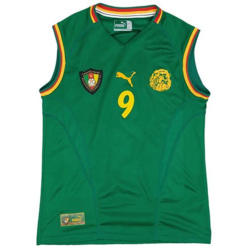 ETO'O #9 Cameroon Retro Jersey Home 2002