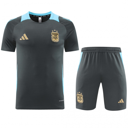 Argentina Training Jersey Kit Black Copa America 2024