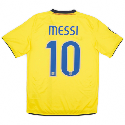 Messi #10 Barcelona Retro Jersey Away 2008/09