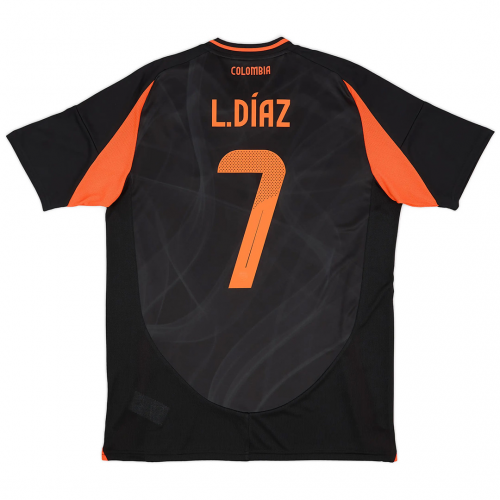 L.DÍAZ #7 Colombia Away Jersey Copa America 2024