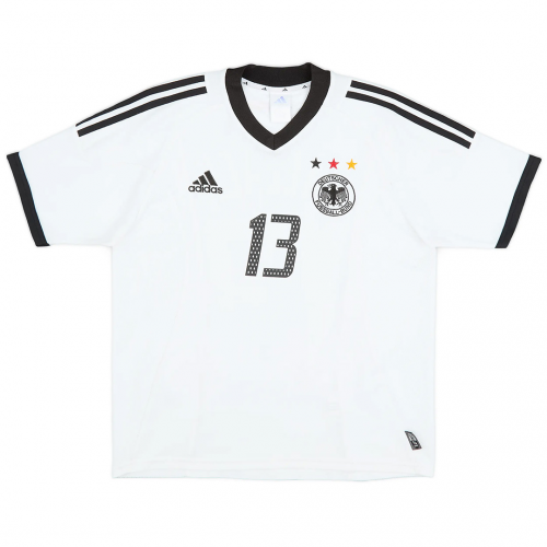 BALLACK #13 Retro Germany Home Jersey World Cup 2002