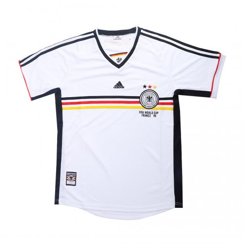 KLINSMANN #18 Germany Retro Home Jersey World Cup 1998