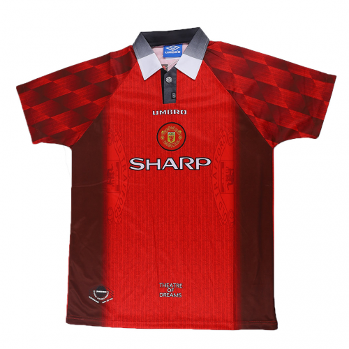 Scholes #18 Retro Manchester United Home Jersey 1996/98