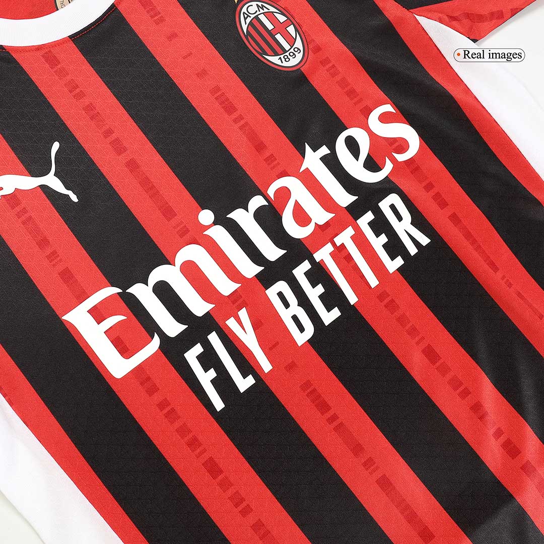 RAFA LEÃO #10 AC Milan Home Jersey Player Version 2024/25