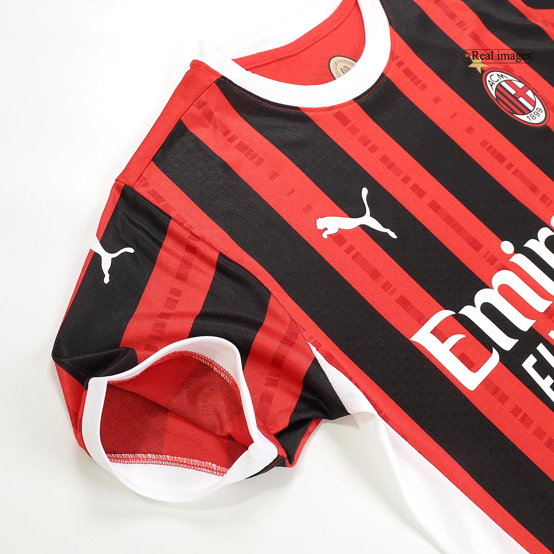 RAFA LEÃO #10 AC Milan Home Jersey Player Version 2024/25