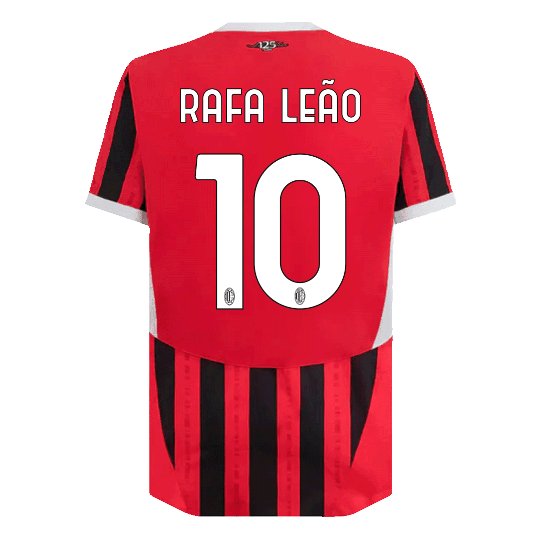 RAFA LEÃO #10 AC Milan Home Jersey Player Version 2024/25