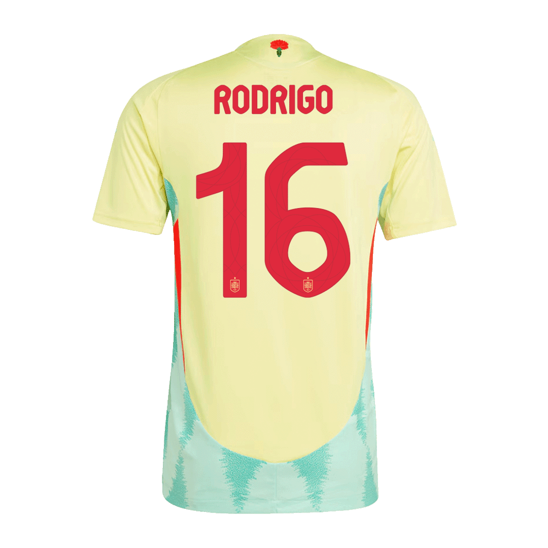 RODRIGO #16 Spain Away Jersey Player Version Euro 2024