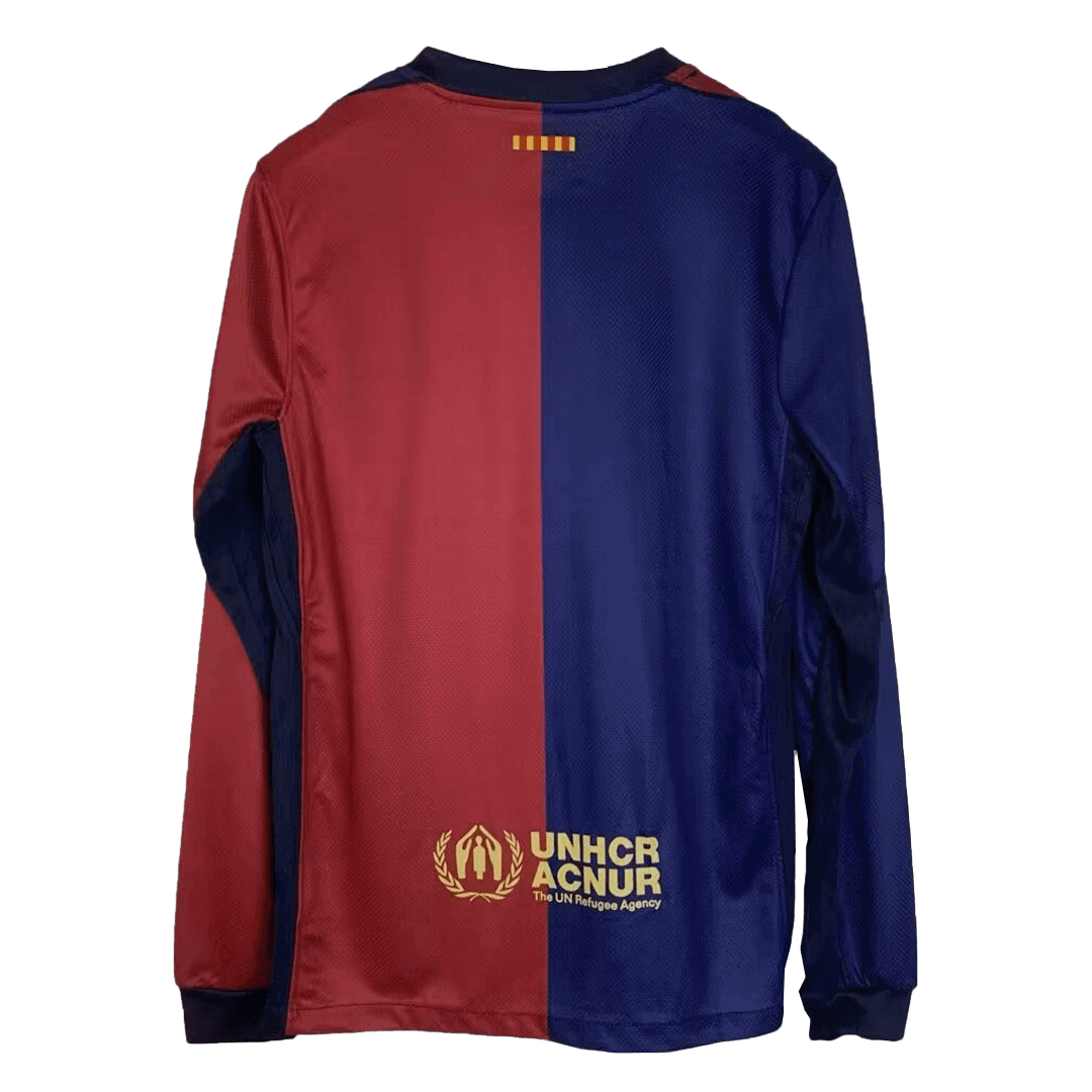 Barcelona Home Long Sleeve Jersey 2024/25