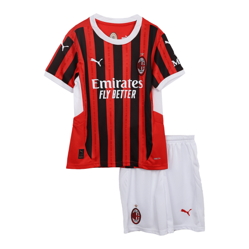 Kids AC Milan Home Jersey Kit 2024/25