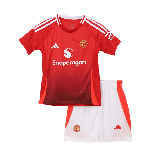 Discount Kids Manchester United Home Kit 2024/25