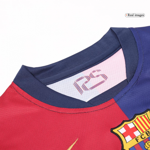 Kids Barcelona Home Kit Jersey+Short 2024/25