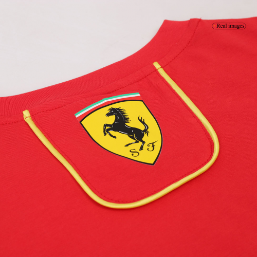 [Super Replica] Scuderia Ferrari F1 Racing Team Charles Leclerc Driver T-Shirt 2024