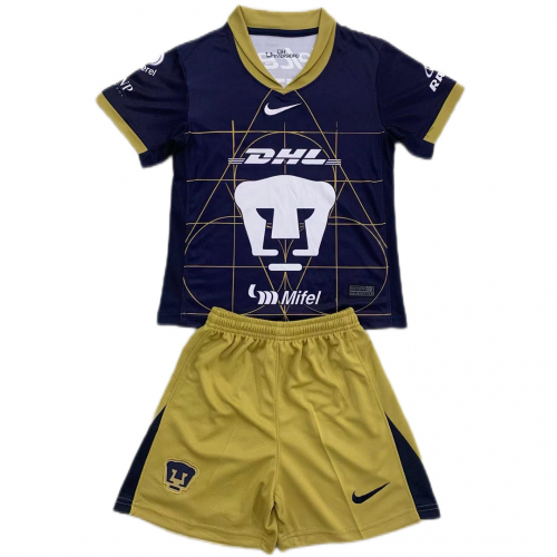Kids Pumas UNAM Away Jersey Kit 2024/25