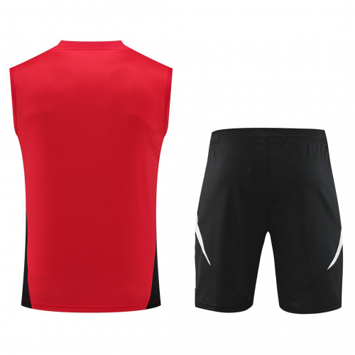 Manchester United Sleeveless Training Kit Red 2024/25